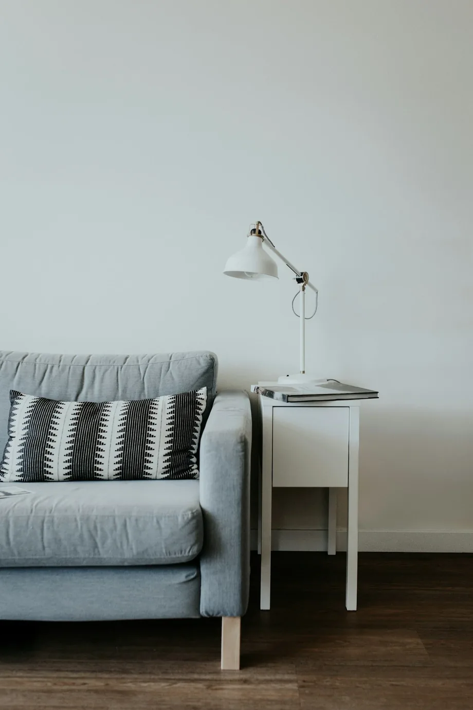 A calm, minimally furnished room